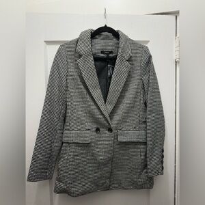 Forever 21 black & white houndstooth blazer
